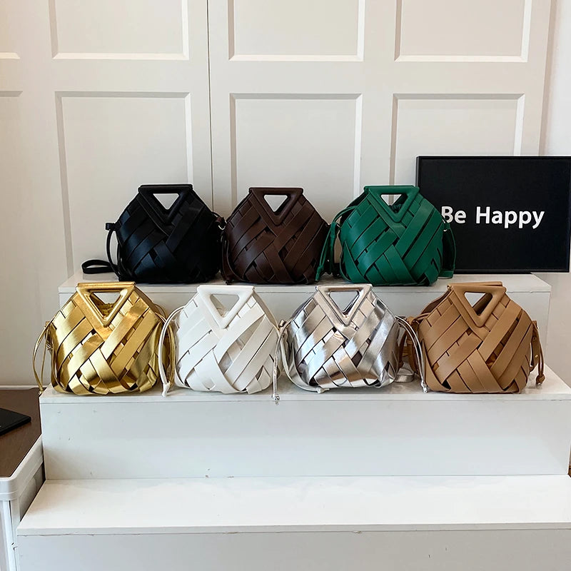 Sac Panier Ajouré Crossbody 2025 - Design Niche Grande Capacité Épaule Femme - badassmood