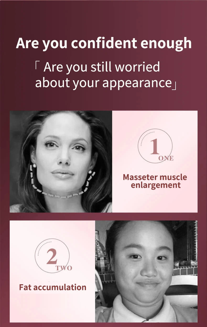 Masseur Lifting Visage Électrique V-Line - 12 Niveaux Vibration Raffermissant - badassmood