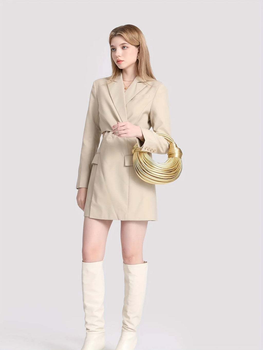 Sac à Main Tressé Luxe Femme - Sac Soirée Or Argent Designer 2026 - badassmood