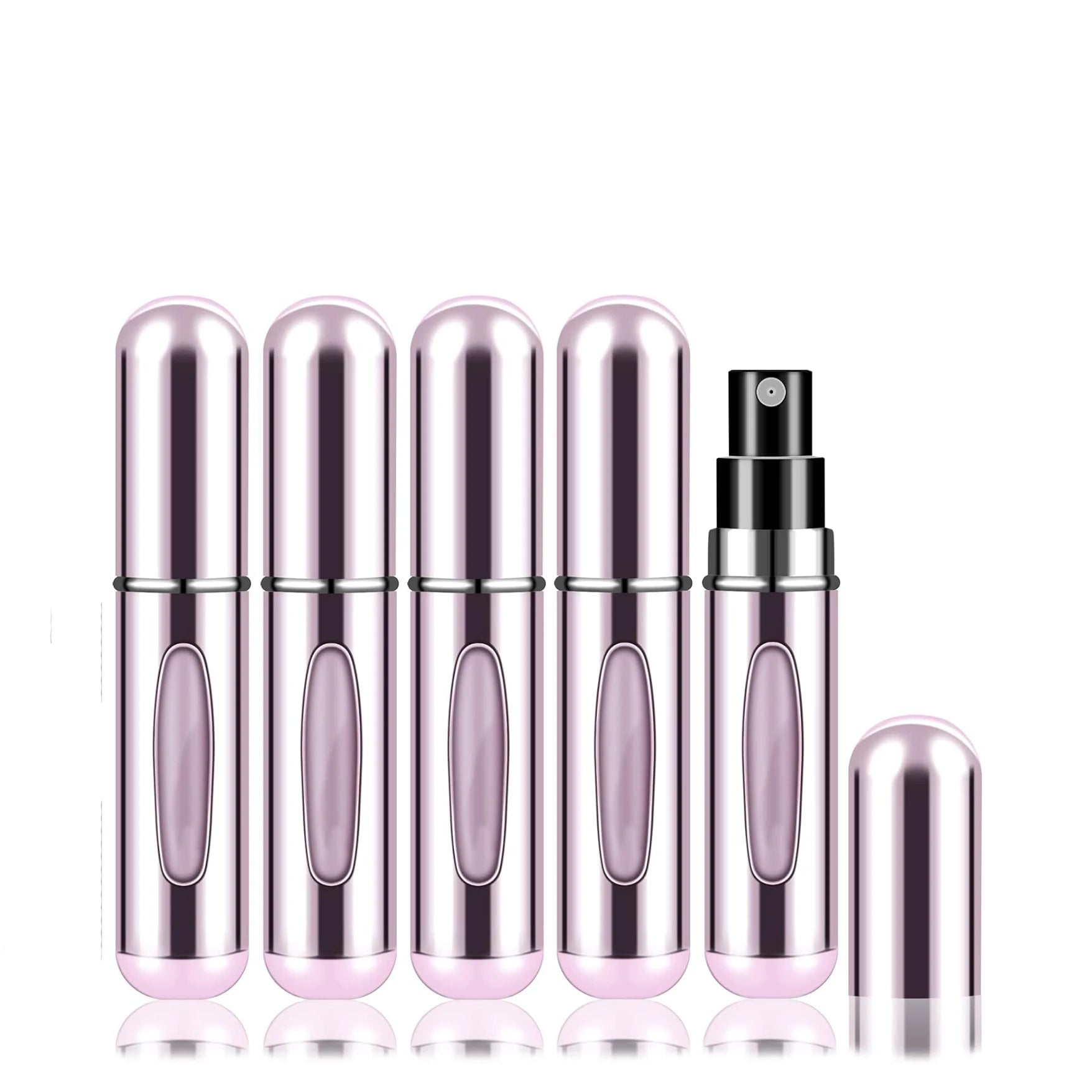 1/5Pcs Travel Perfume Bottle Refillable Portable Mini Atomizer Spray Refill Bottle Women Pocket Dispenser Cologne Sprayer 5ml - badassmood