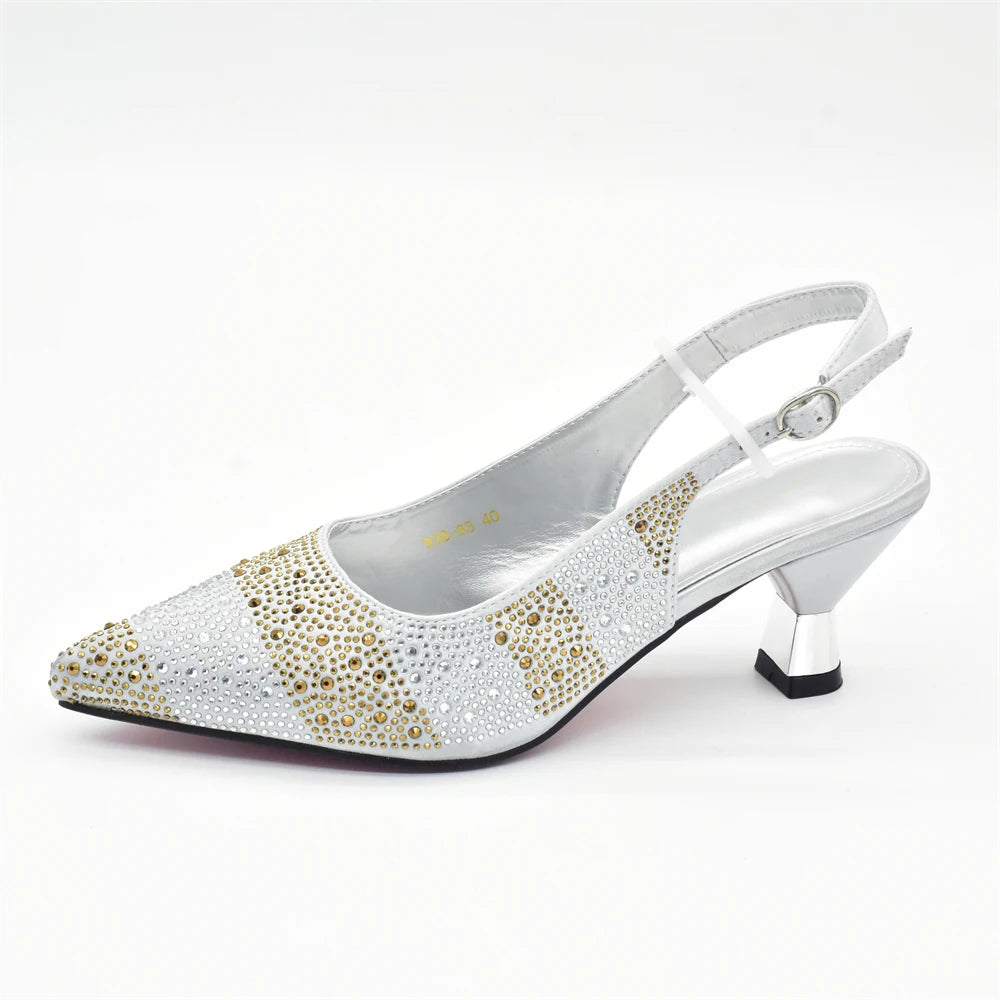 Ensemble Chaussures et Sac Italien Designer Mariage - Escarpins Luxe Femme Mariée Soirée - badassmood