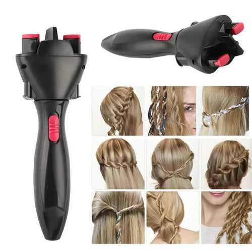 Automatic Hair Braider Electric Hair Braider Automatic Twist Braider Knitting Machine DIY  Styler Hair Styling Tool - badassmood
