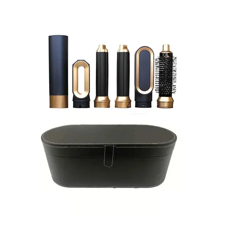 5 in 1 Hair Dryer Brush Hot Comb Set Professional Curling Iron Hair Straightener Styling Tool For Professional Hair Dryer - badassmood