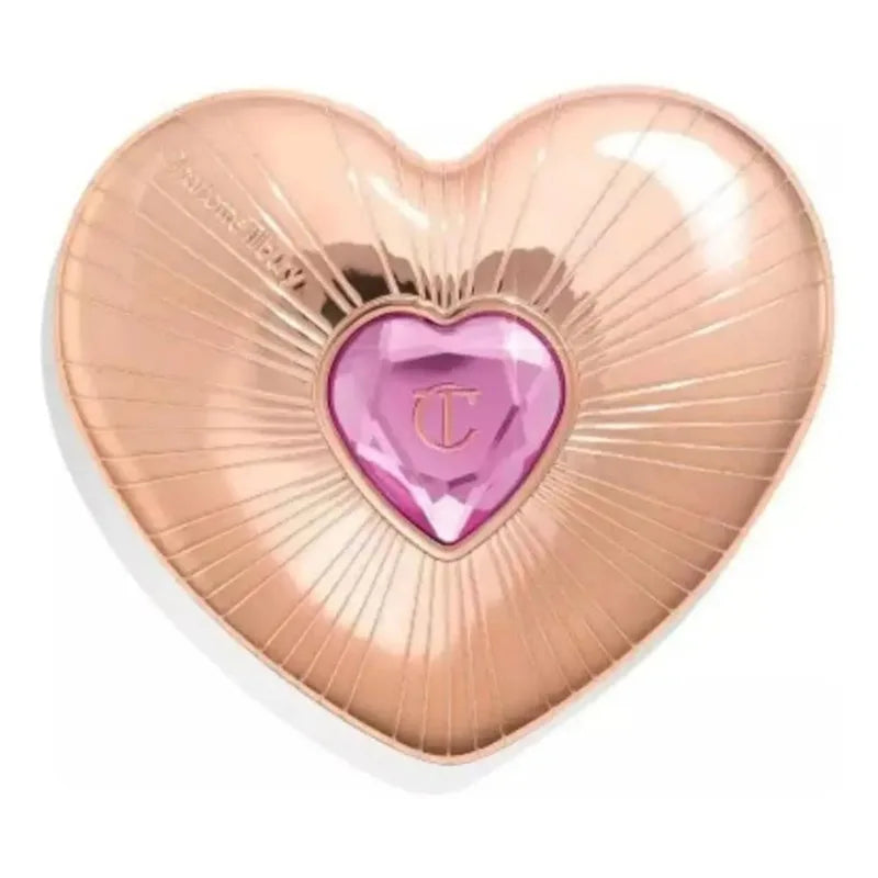 Charlotte Tilbury Shimmer Makeup Air Cushion Lightweight Moisture Oil Control Two Color Heart Shape Powder Blusher Unique Design - badassmood