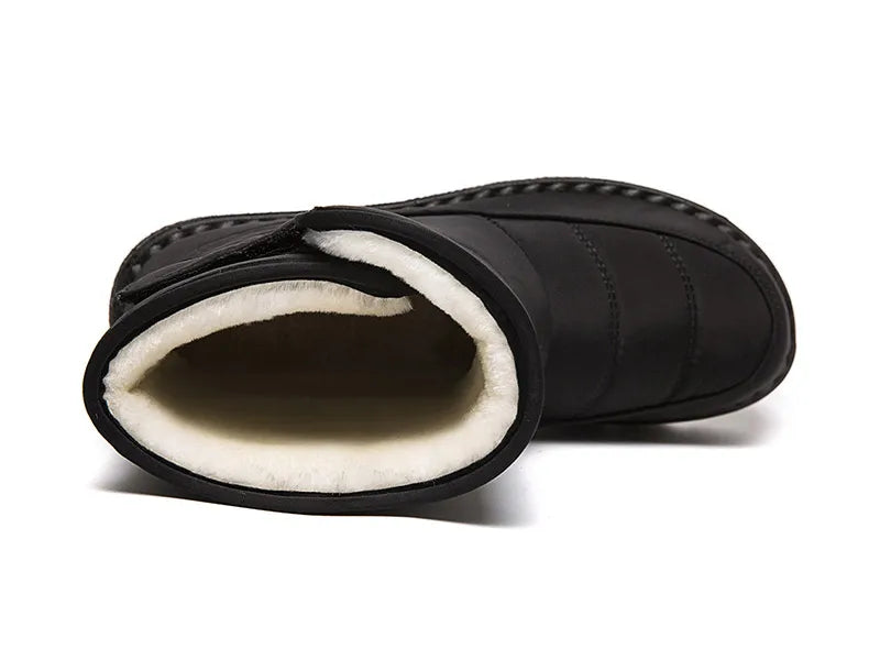 Bottes Neige Femme Imperméables - Bottines Fourrées Style Coréen Hiver - badassmood