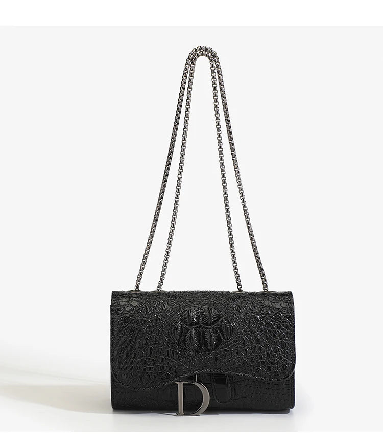 Sac à main femme en sequins avec chaînes dorées, sac bandoulière luxe casual, élégant et tendance.