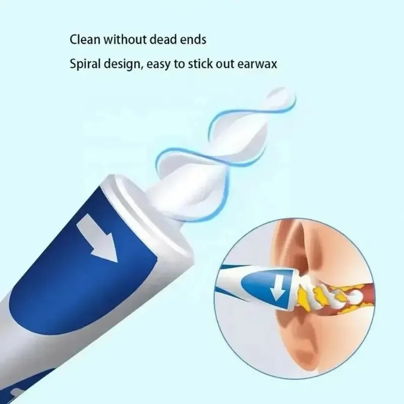 Ear Wax Remover Tool Ear Cleaner With Soft Silicone 16 Replacement Tips Simply To Grab Extract Earwax - badassmood