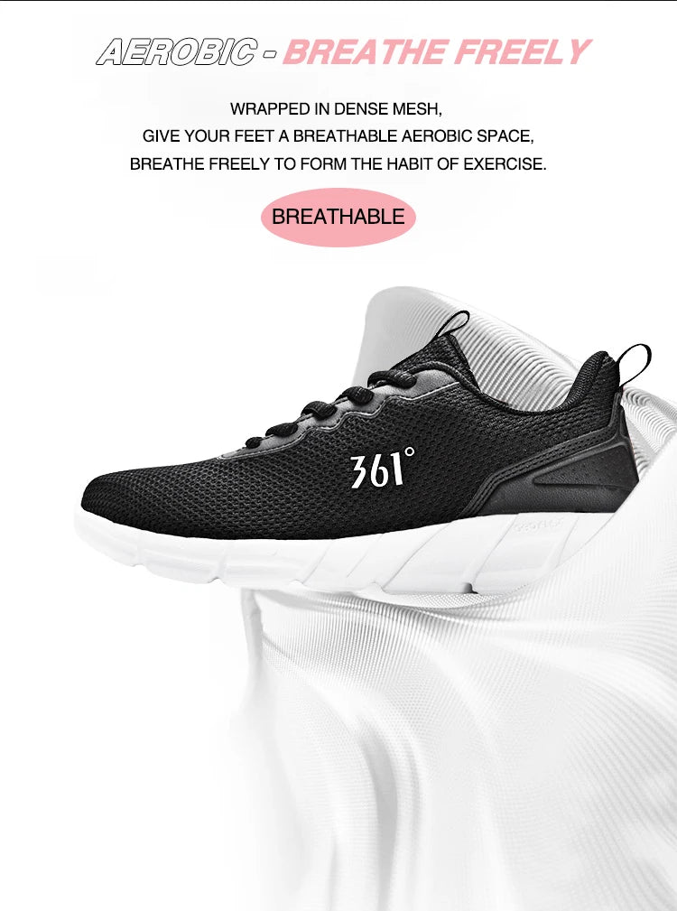 Baskets Running Femme 361 Degrees - Légères Respirantes Amorti - badassmood