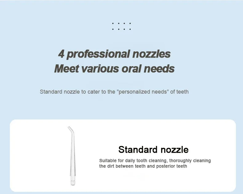 Oral Irrigator Dental Water Jet Flosser Appliance Pick Floss Dentistry Mouth Washing Machine Teeth Whitening Cleaning Tools - badassmood