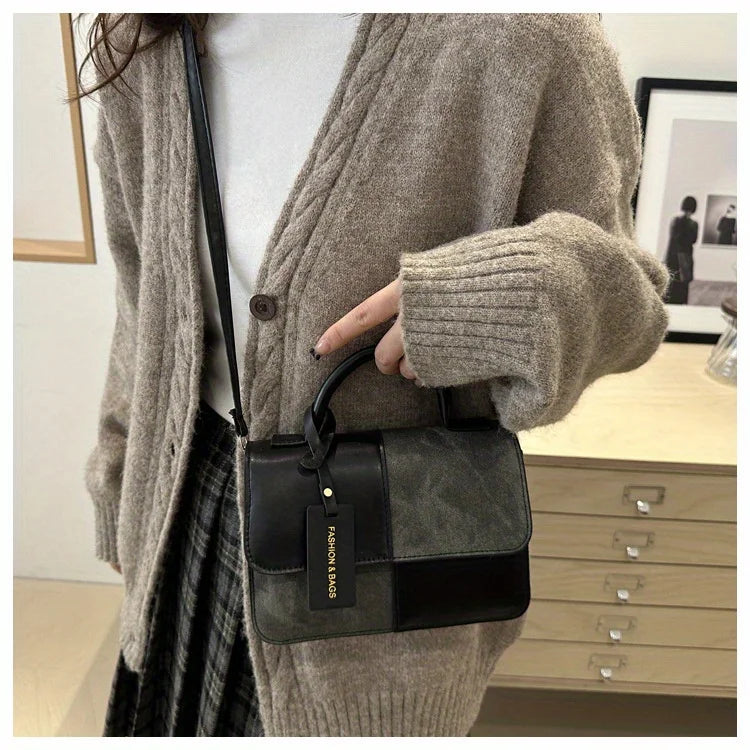 Sac à main femme géométrique avec bandoulière élégante, design mode et tendance pour un style quotidien sophistiqué.