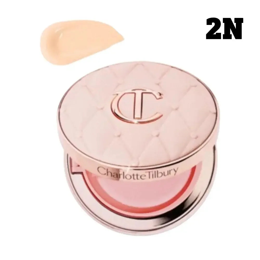 Charlotte Tilbury Shimmer Makeup Air Cushion Lightweight Moisture Oil Control Two Color Heart Shape Powder Blusher Unique Design - badassmood