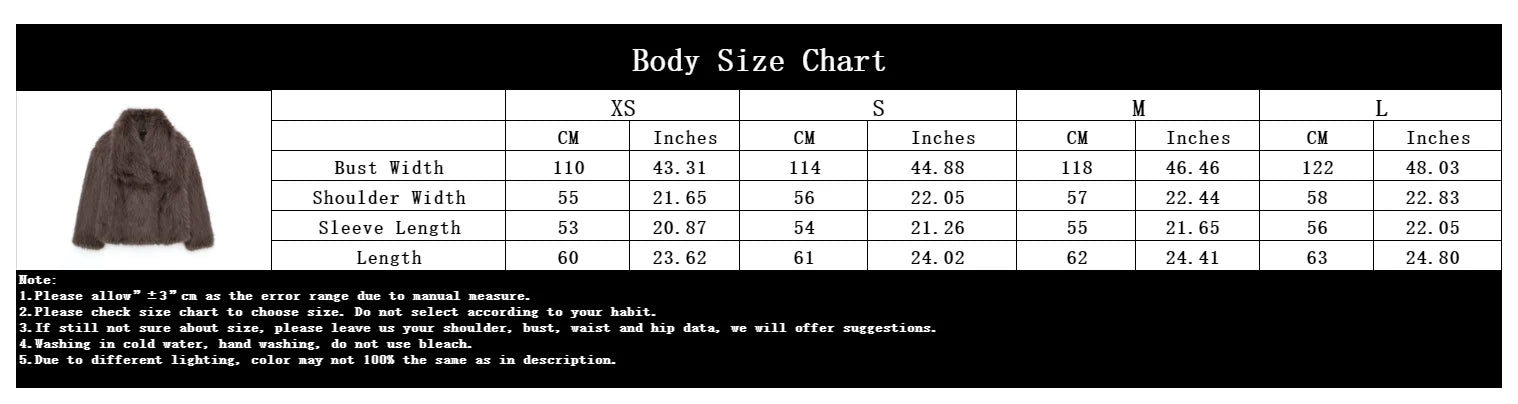 Veste Fourrure Synthétique Marron Femme - Manteau Col V Automne Hiver - badassmood