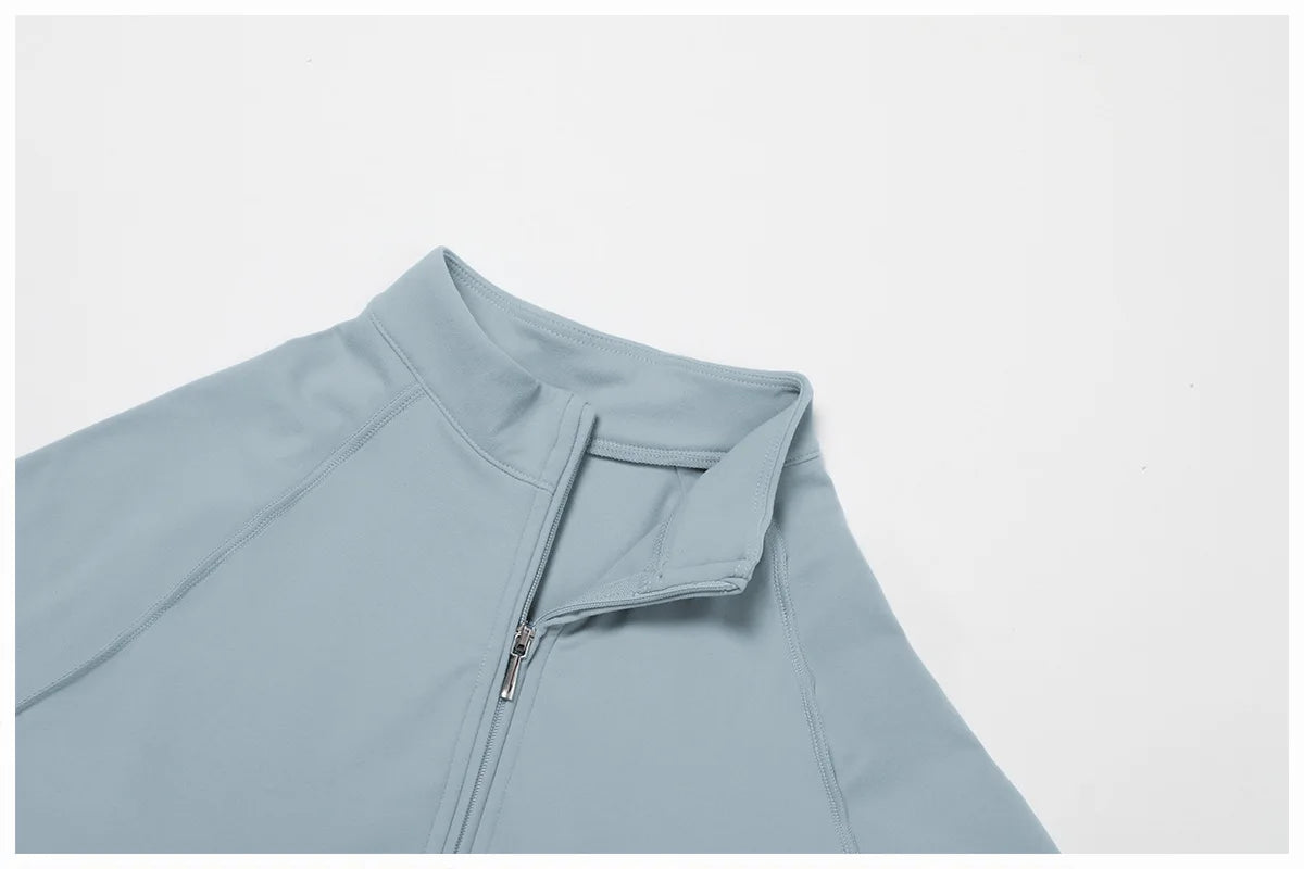 Yoga Bodysuit Long Sleeved Women's Tracksuits Gym Zipper Jumpsuits Sports Workout High-intensity Fitness One-piece Tights Suit - badassmood