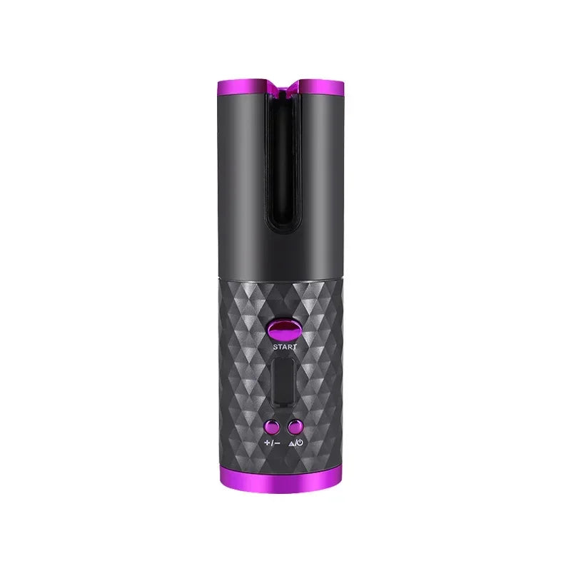 Boucleur automatique sans fil pour cheveux, rechargeable par USB, avec bouclettes parfaites et facilité d’utilisation, de badassmood.com
