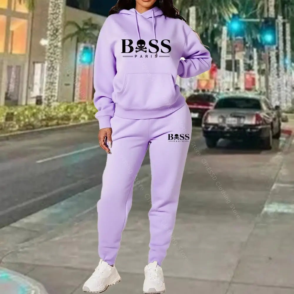 Survêtement Femme Designer Luxe 2026 - Sweat + Pantalon Haute Qualité Automne Hiver - badassmood