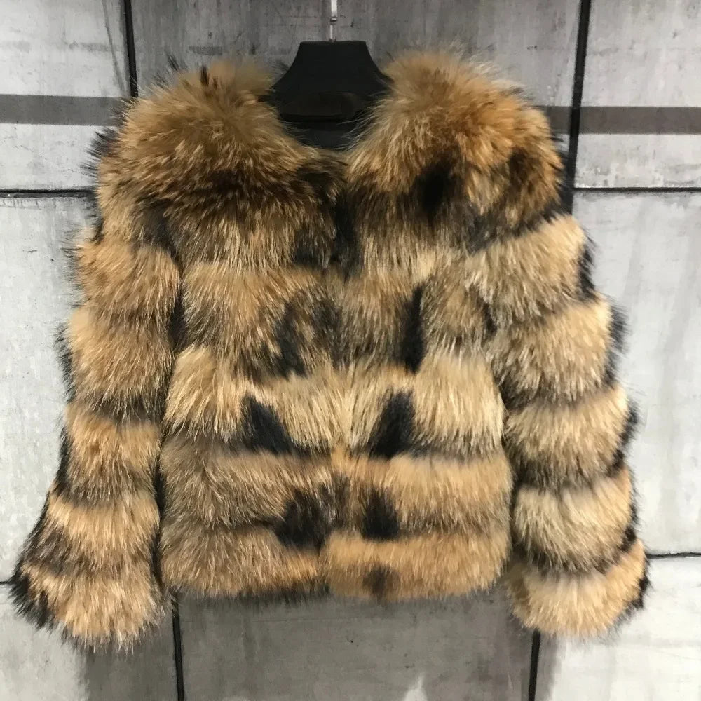 Manteau Fausse Fourrure Femme - Veste Courte Chaude Élégante Hiver - badassmood