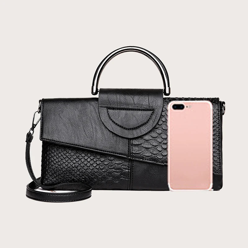 Pochette enveloppe femme Badassmood, clutch de soirée avec bandoulière, fermeture éclair élégante, accessoire mode chic