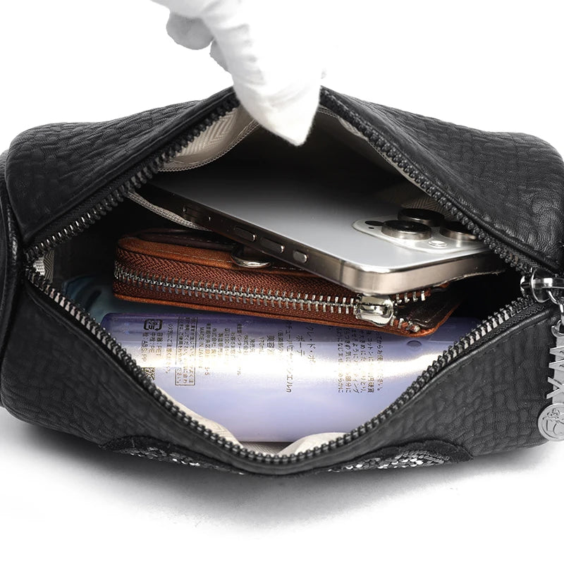 Sac à Main Cuir Luxe Femme - Sac Bandoulière Designer Élégant - badassmood