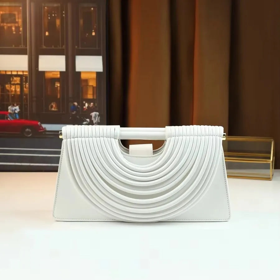 Sac à Main Tressé Artisanal 2025 - Pochette Design Haut de Gamme Bandoulière Femme - badassmood