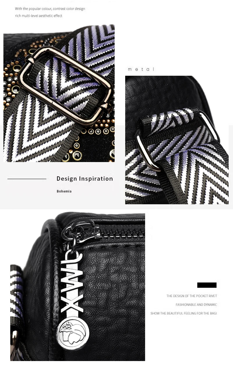 Sac à Main Cuir Luxe Femme - Sac Bandoulière Designer Élégant - badassmood