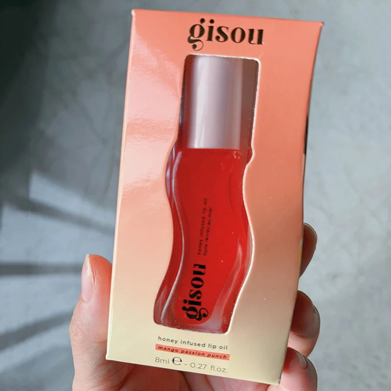 Gisou INS Popular Moisturizing Lip Balm Original Lip Oil Care of the Lip Benetitnt for Lips Plumping Exfoliating Cherry Gloss - badassmood