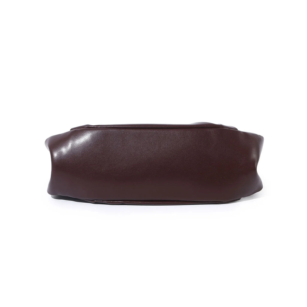 Sac Cloud Plissé Cuir Soft Niche - Pochette Soirée Pleatée Haut de Gamme Femme - badassmood