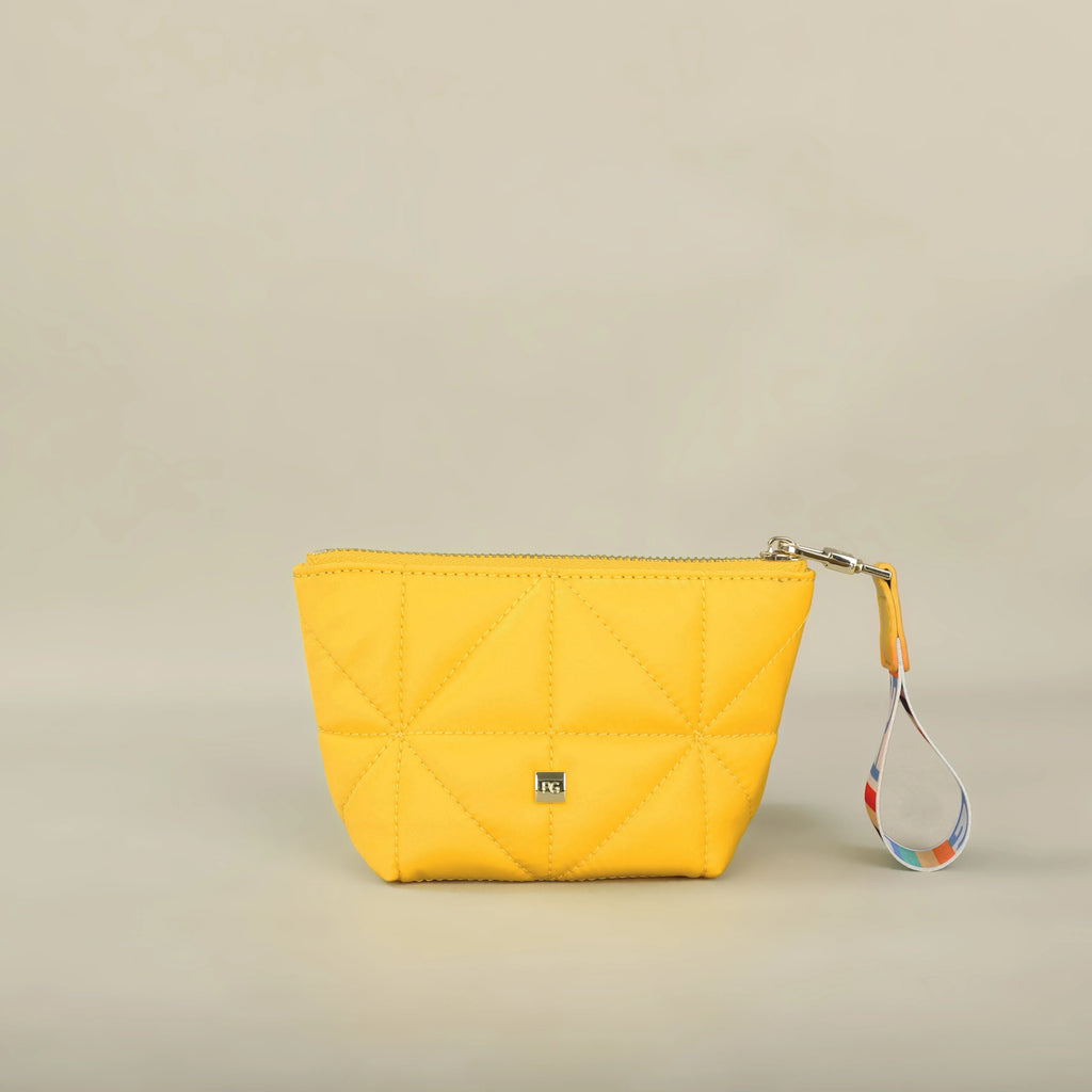 PG 2026 Nylon Change Bag Closed Small Waterproof Cosmetic Bag with Printed Zipper - badassmood