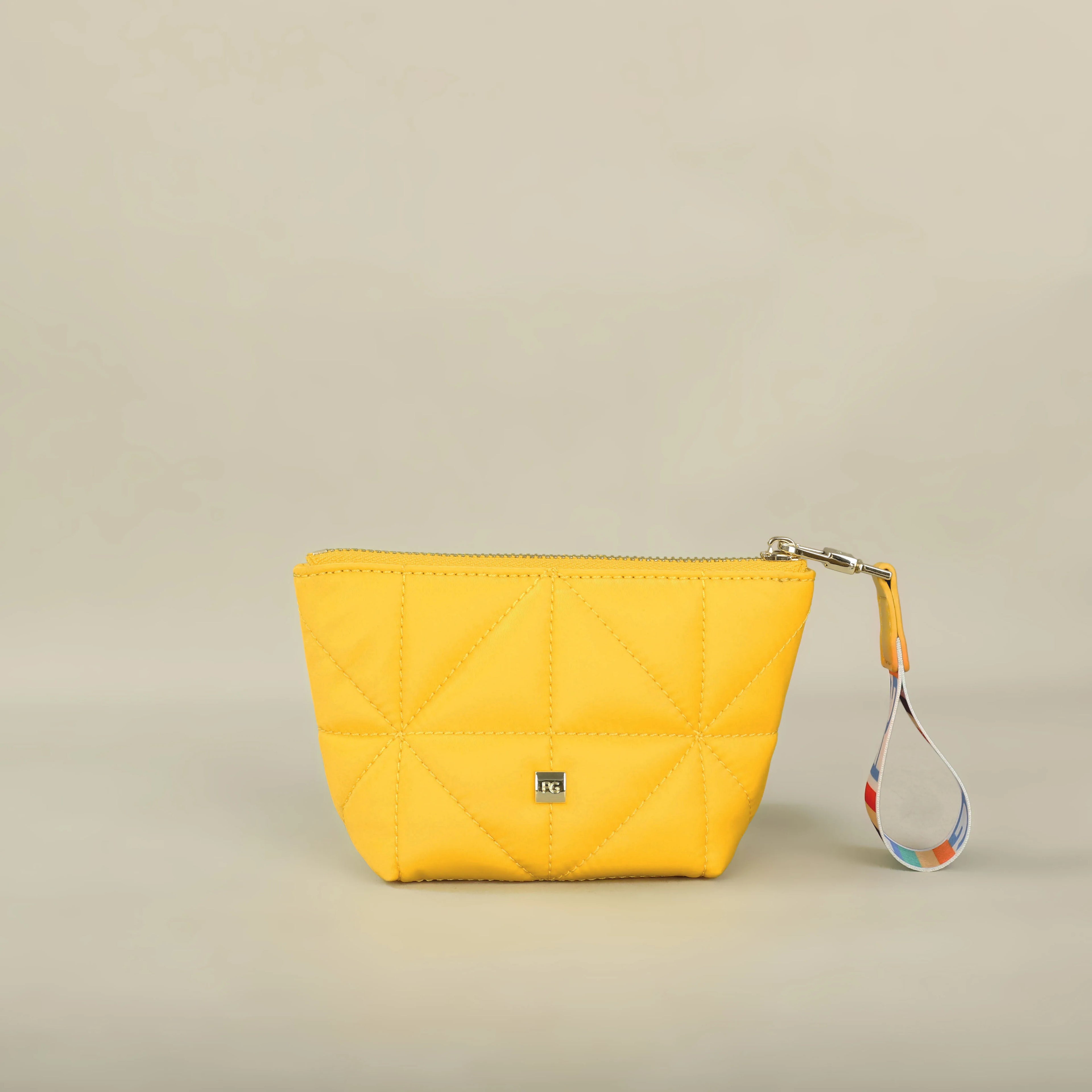 PG 2026 Nylon Change Bag Closed Small Waterproof Cosmetic Bag with Printed Zipper - badassmood