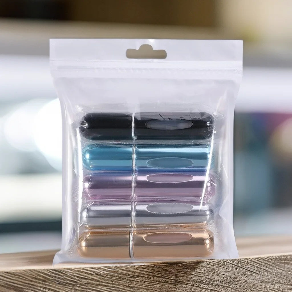 1/5Pcs Travel Perfume Bottle Refillable Portable Mini Atomizer Spray Refill Bottle Women Pocket Dispenser Cologne Sprayer 5ml - badassmood