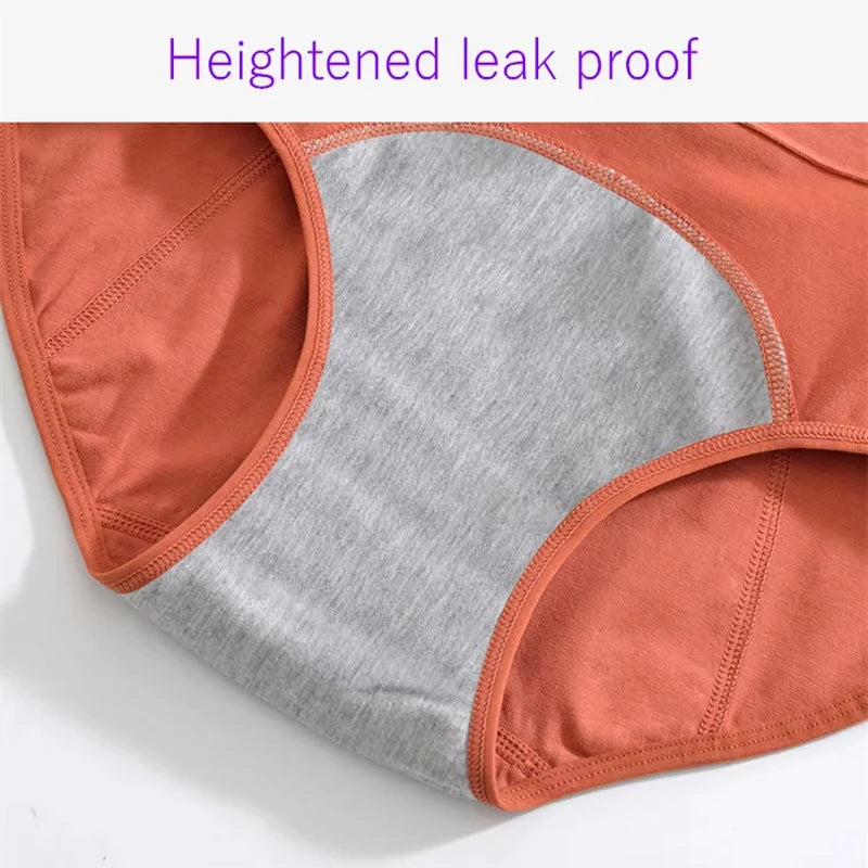 Panties for Menstruation Cotton Menstrual Panties High Waist Period Underwear Culotte Menstruelle Leak Proof Bragas Menstruales - badassmood