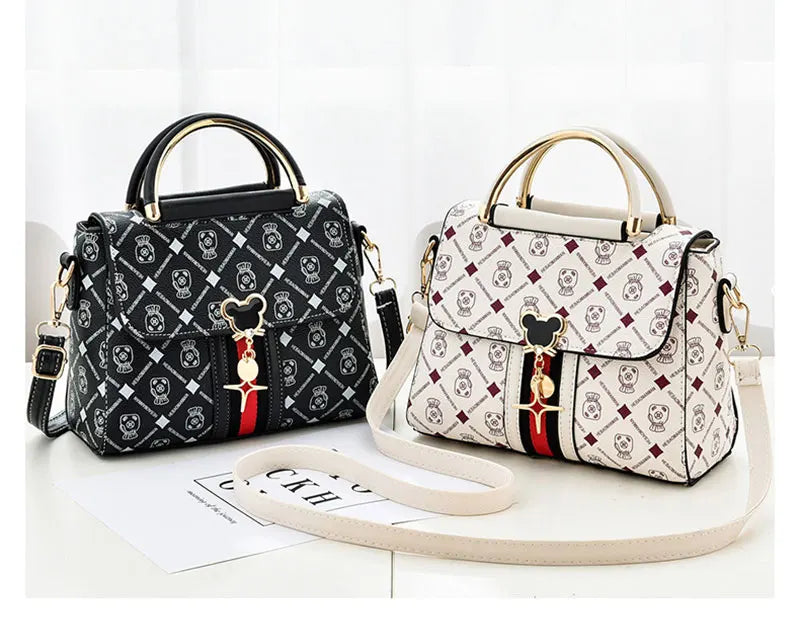 Sac à Main Femme Luxe Designer - Sac Épaule Cuir Monogramme Tote Bandoulière - badassmood