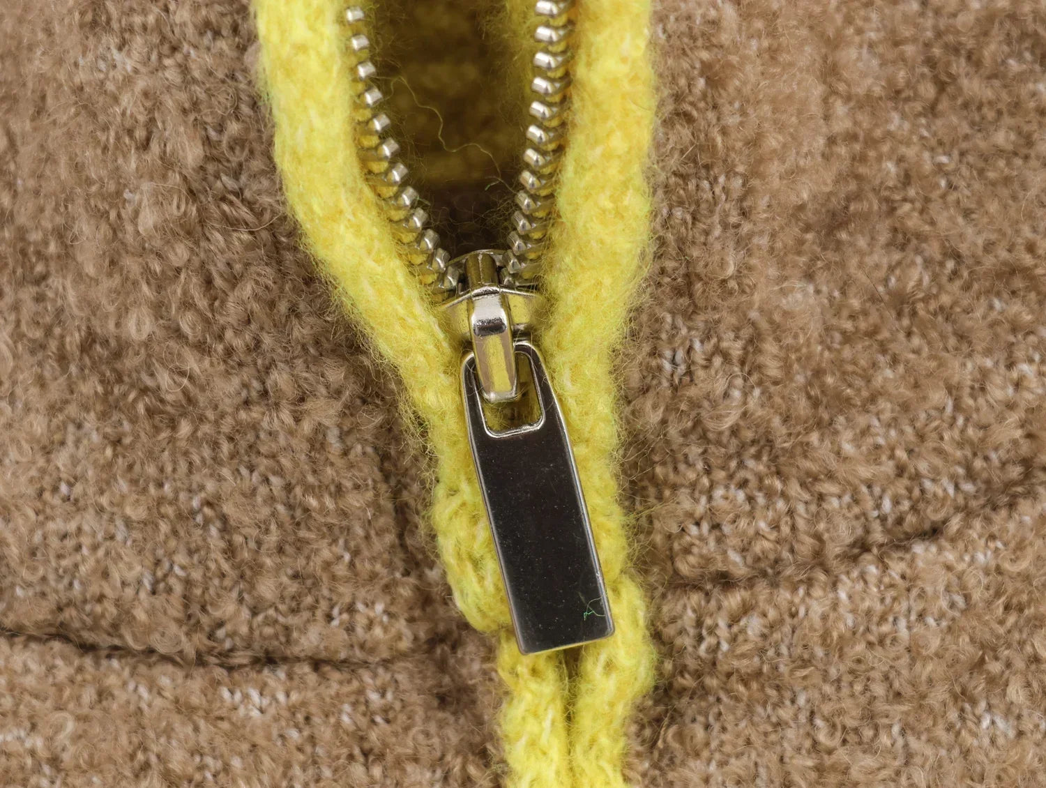 Cardigan Femme Hiver Élégant Zip - Gilet Tricoté Court Poches