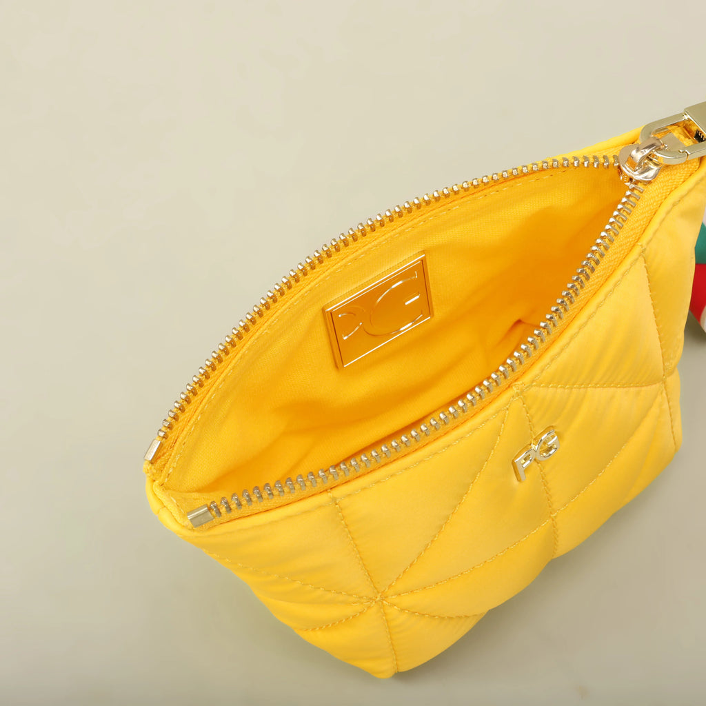 PG 2026 Nylon Change Bag Closed Small Waterproof Cosmetic Bag with Printed Zipper - badassmood