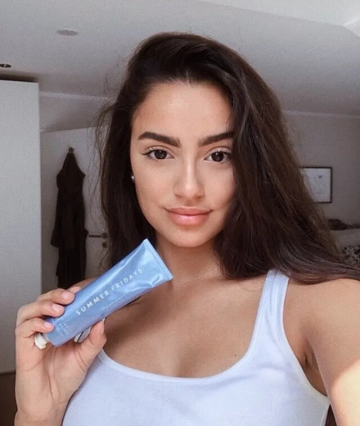 Summer Fridays The Holiday Trio Set Lip Butter Balm in Hot Cocoa Toasted Marshmallow Jet Lag Mask Moisturizer Lip Gloss Skin - badassmood