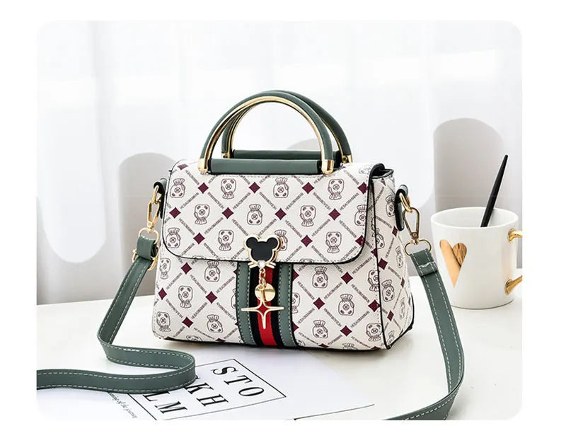 Sac à Main Femme Luxe Designer - Sac Épaule Cuir Monogramme Tote Bandoulière - badassmood