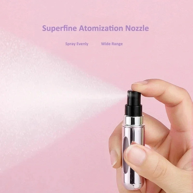 1/5Pcs Travel Perfume Bottle Refillable Portable Mini Atomizer Spray Refill Bottle Women Pocket Dispenser Cologne Sprayer 5ml - badassmood