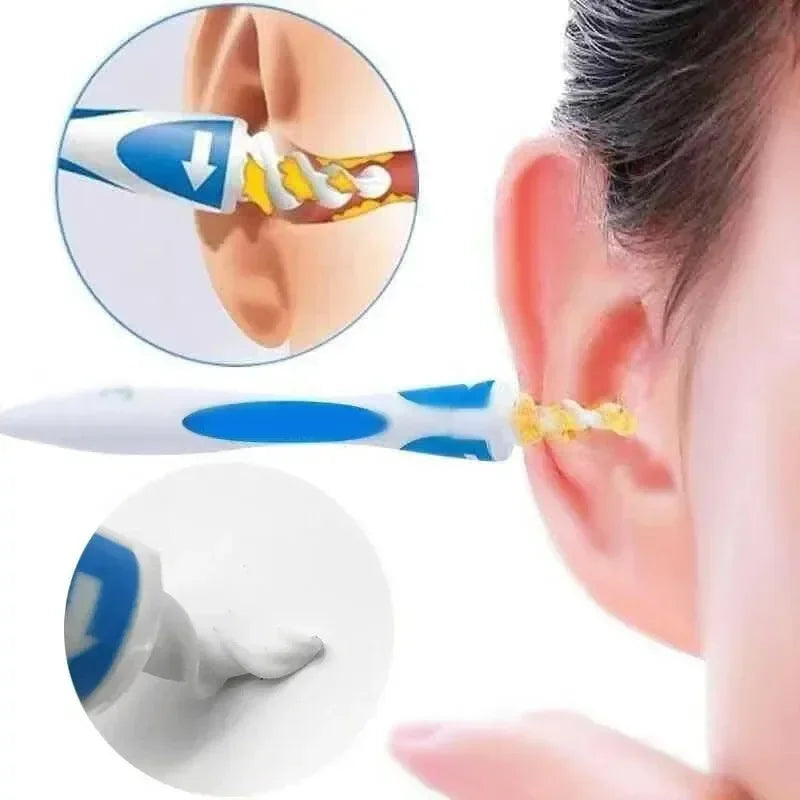 Ear Wax Remover Tool Ear Cleaner With Soft Silicone 16 Replacement Tips Simply To Grab Extract Earwax - badassmood