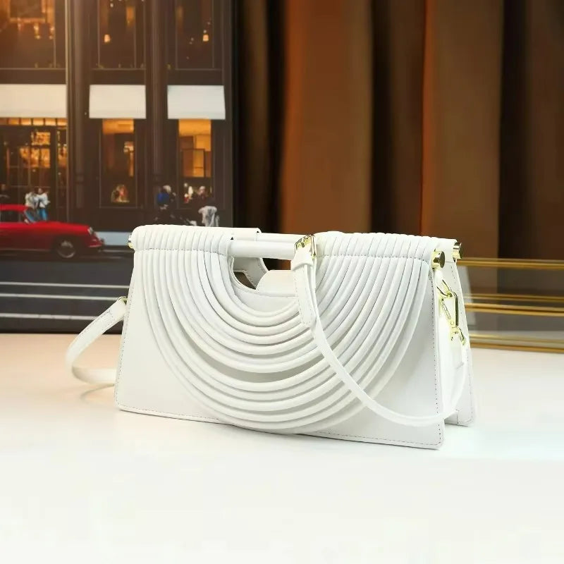 Sac à Main Tressé Artisanal 2025 - Pochette Design Haut de Gamme Bandoulière Femme - badassmood