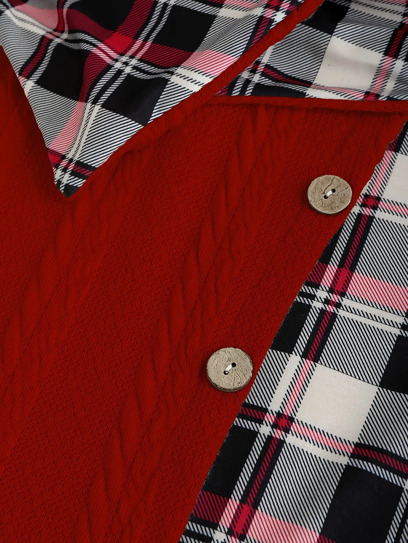 Robe Tricot Femme Capuche Carreaux - Taille Haute Manches Longues Ligne A Automne - badassmood