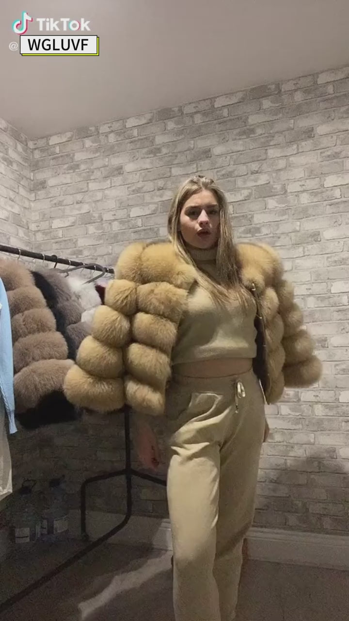 Manteau fourrure à prix canon !